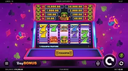 Joker Catcher 7s slot screenshot 1