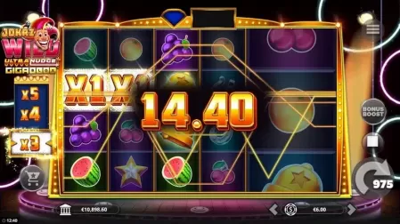 Jokrz Wild Ultranudge Gigablox slot screenshot 4