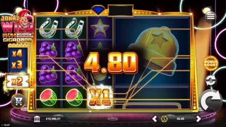 Jokrz Wild Ultranudge Gigablox slot screenshot 2