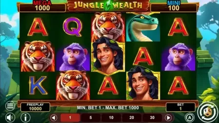 Jungle Wealth Hold And Win slot screenshot 1
