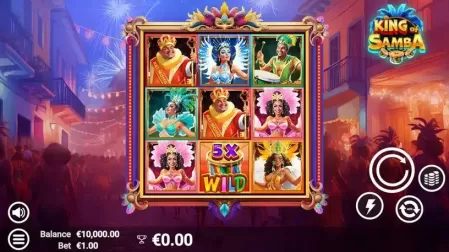 King of Samba slot screenshot 1