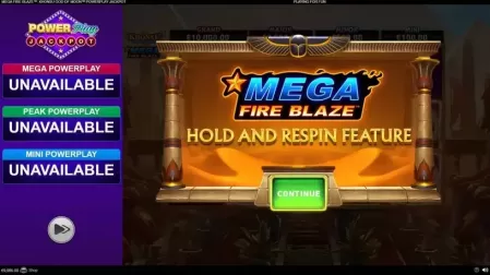 Mega Fire Blaze: Khonsu God of Moon Powerplay Jackpot slot screenshot 3