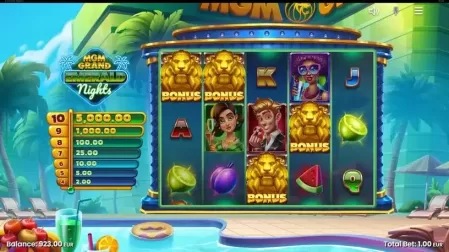 MGM Grand Emerald Nights slot screenshot 2