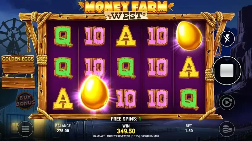 Money Farm West slot screenshot