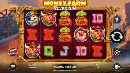 Money Farm West slot screenshot 1