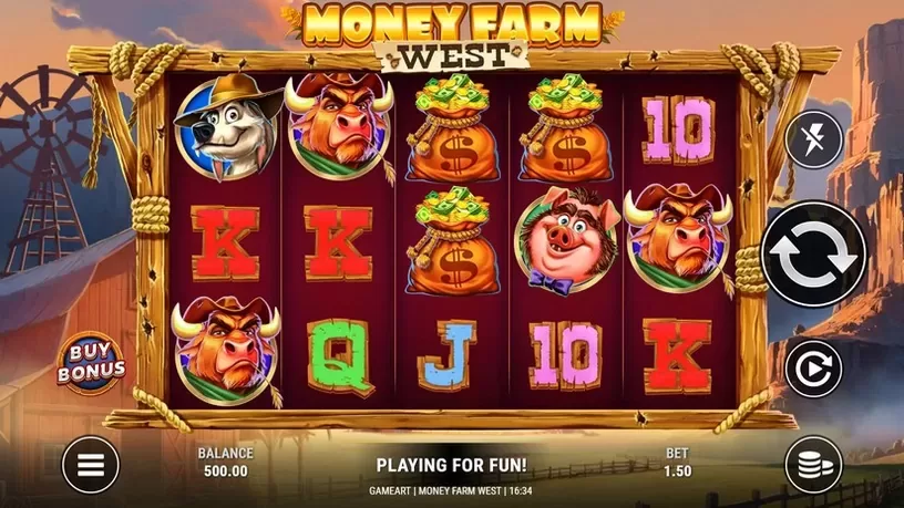 Money Farm West slot screenshot