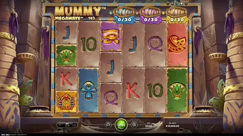 Mummy Megaways slot screenshot 1