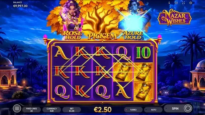 Nazar Wishes slot screenshot 2