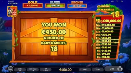 Rabbits, Rabbits, Rabbits! slot screenshot 5