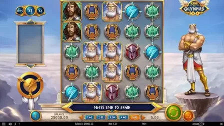 Rise of Olympus 100 slot screenshot 1