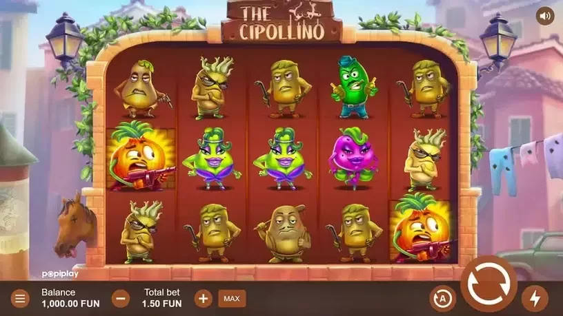 The Cipollino slot screenshot 1