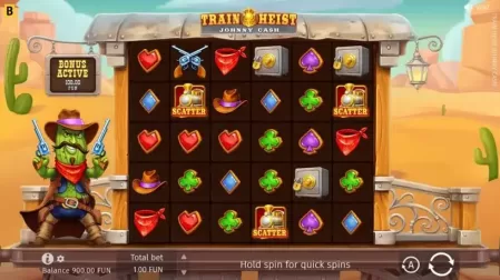 Train Heist Johnny Cash slot screenshot 2