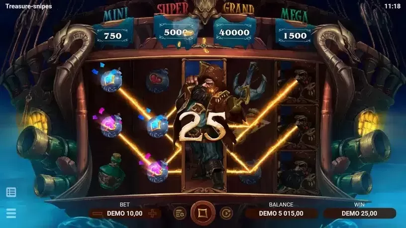 Treasure-snipes slot screenshot 3