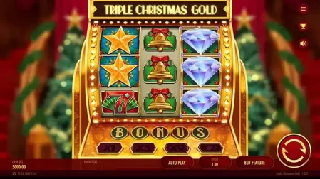 Triple Christmas Gold slot screenshot 1