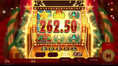 Triple Christmas Gold slot screenshot 9