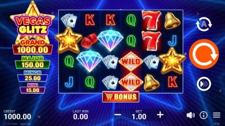 Vegas Glitz slot screenshot 1