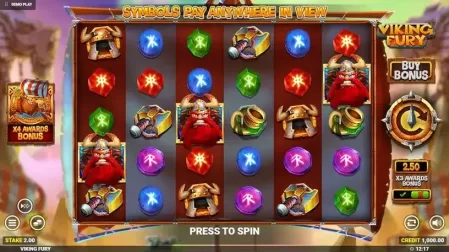 Viking Fury Spinfinity slot screenshot 1