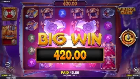 Viking Fury Spinfinity slot screenshot 5