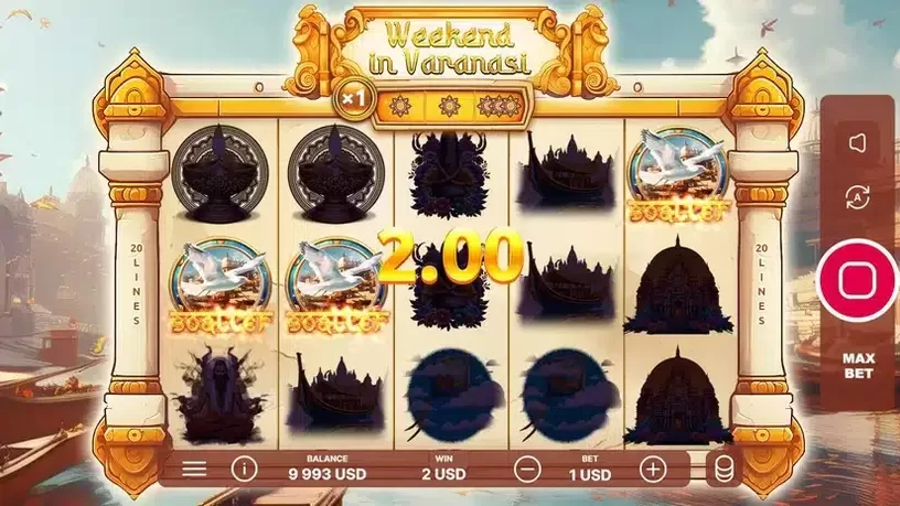 Weekend in Varanasi slot screenshot 3