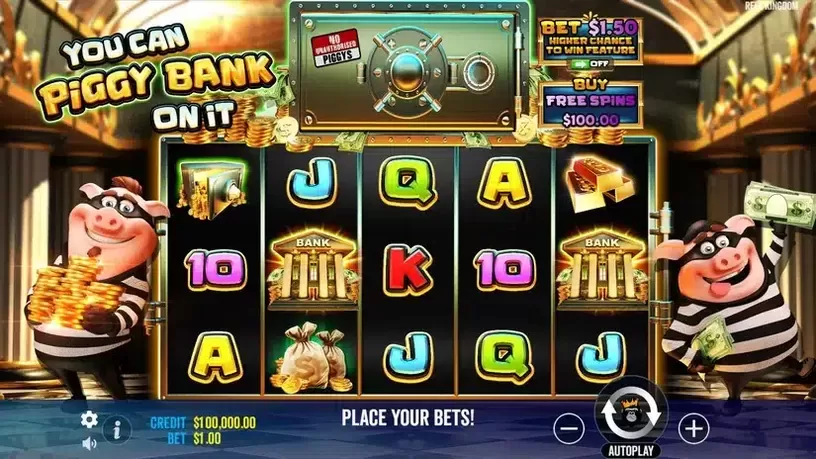 You Can Piggy Bank on It slot screenshot 