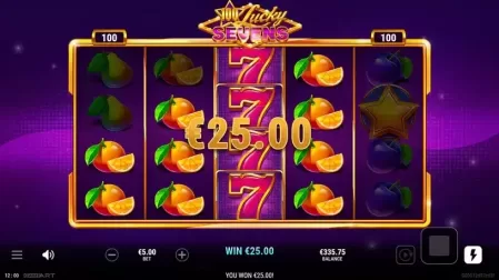 100 Lucky Sevens slot screenshot 4