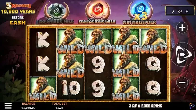 10,000 Years Before Cash slot screenshot 