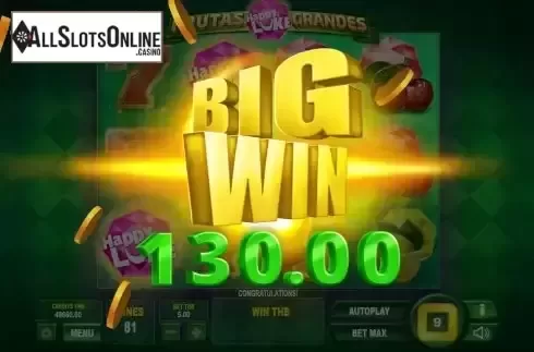 Big Win Screen