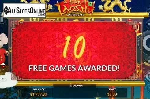 Free Spins 1. A Year Of Laoshu from Maverick
