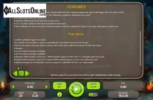Paytable 3. African Spirit (Booongo) from Booongo
