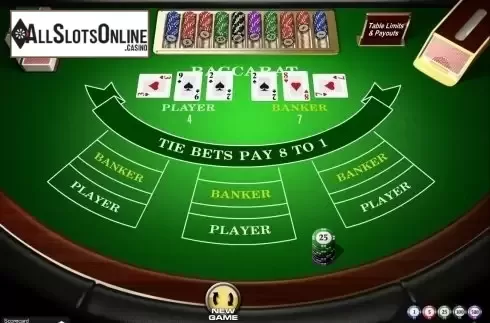 Game Screen 2. Baccarat (Amaya) from Amaya