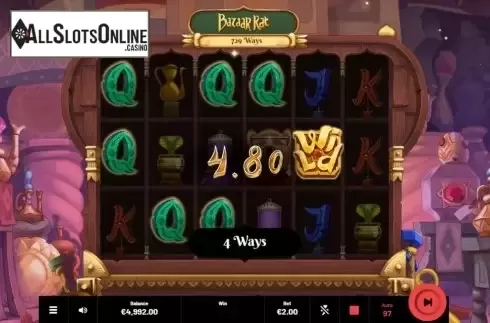 Win Screen 1. Bazaar Rat from Mighty Finger
