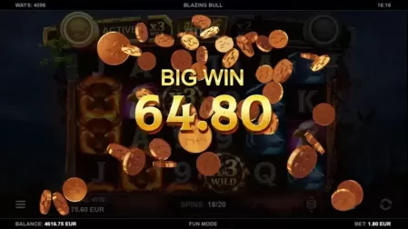 Blazing Bull slot screenshot 5