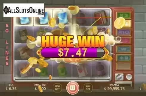 Huge Win screen