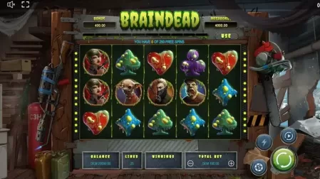 Braindead slot screenshot 1