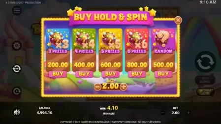 Candy Wild Bonanza slot screenshot 3