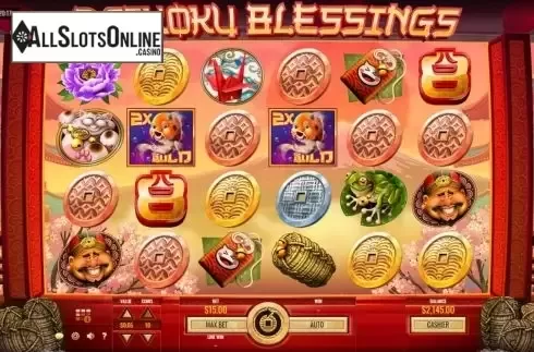 Reel Screen. Daikoku Blessings from Rival Gaming