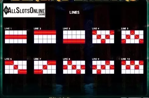 Paytable 2. Dancing Dragons (CT) from Casino Technology