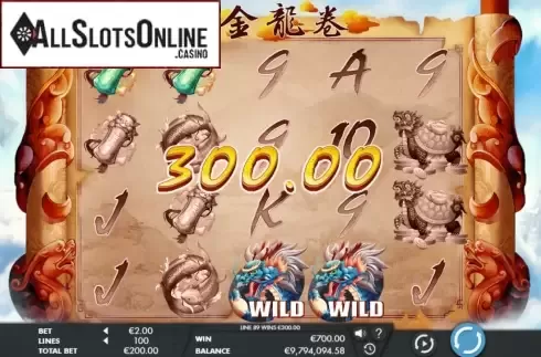 Win Screen 1. Dragon Scroll XL from Genesis