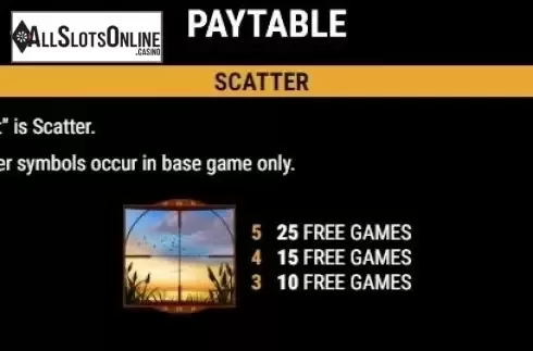 Scatter. Duck Shooter from Gamomat