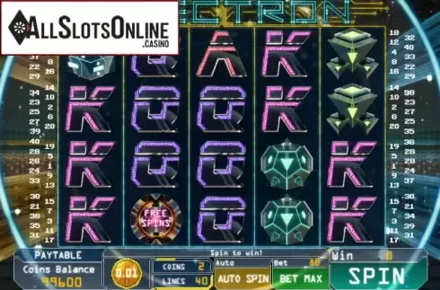 Game Workflow screen. Electron from Saucify