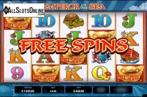 Screen 3. Emperor of the Sea from Microgaming