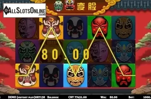 Game workflow 2. Face Slot from Triple Profits Games