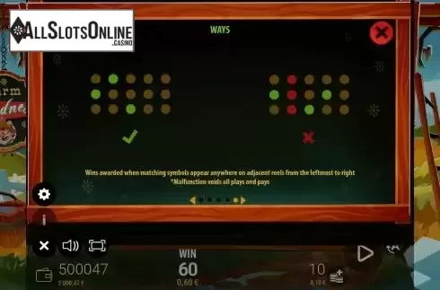 Ways screen