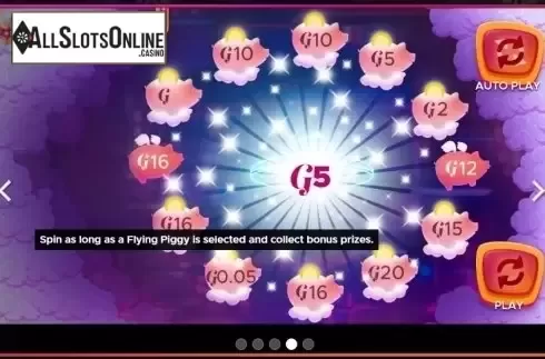 Bonus Wheel. Fly Piggy Fly! from gamevy