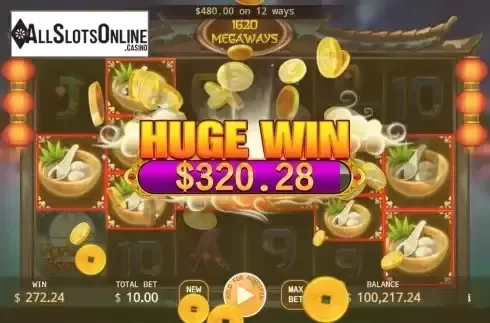 Huge Win screen