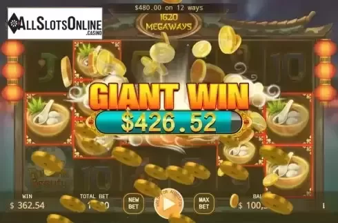 Giant Win screen