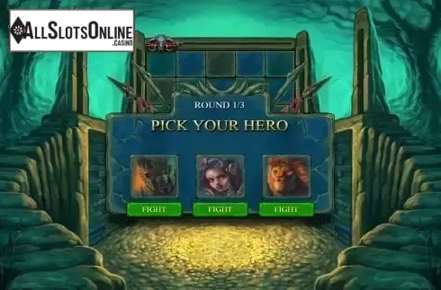 Battle mode screen