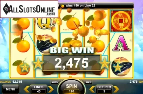 Win Screen 1. Four Guardians (Spin Games) from Spin Games