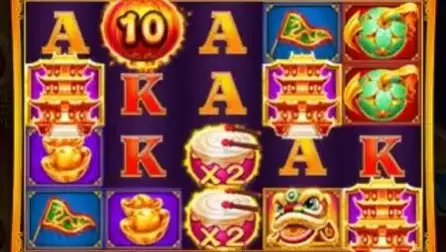 Golden Dancing Lion slot screenshot 3