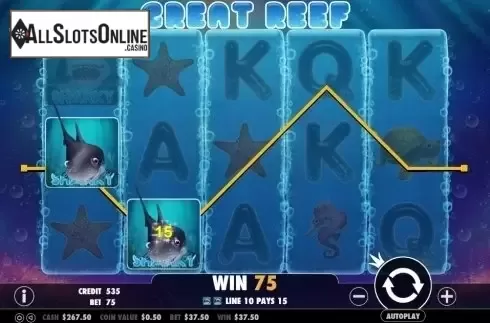 Win Screen 2. Great Reef from Pragmatic Play